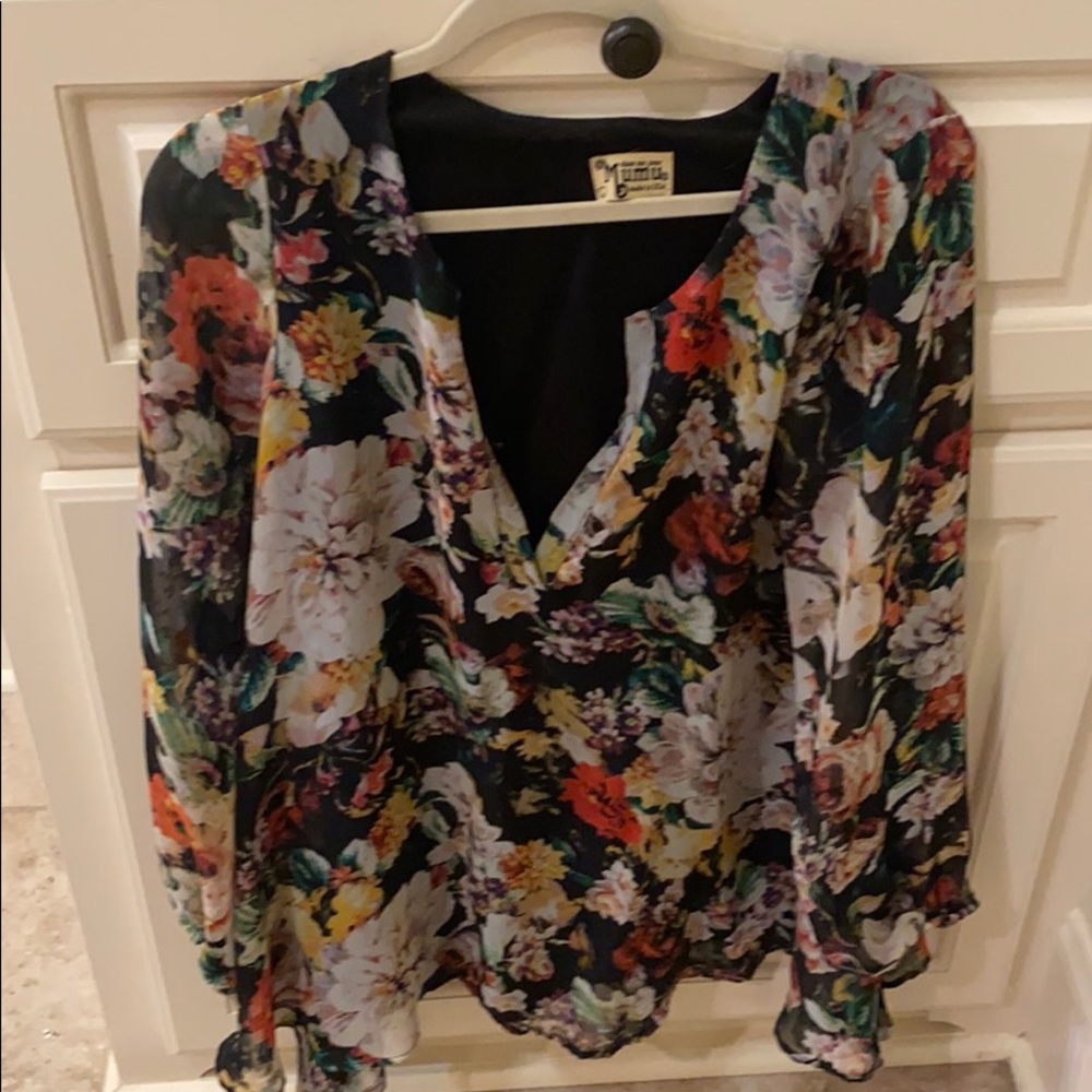 Floral print Mumu dress/tunic